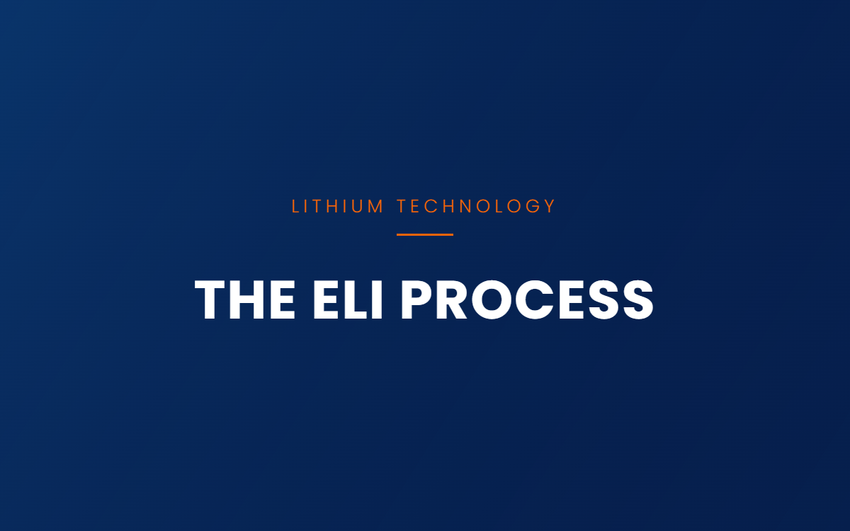 The ELi Process™ · Reed Advanced Materials