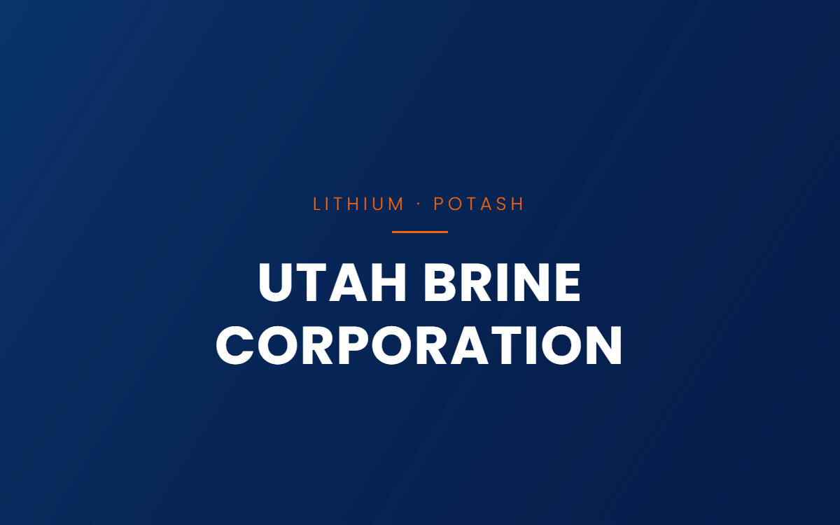 Utah Brine Corporation